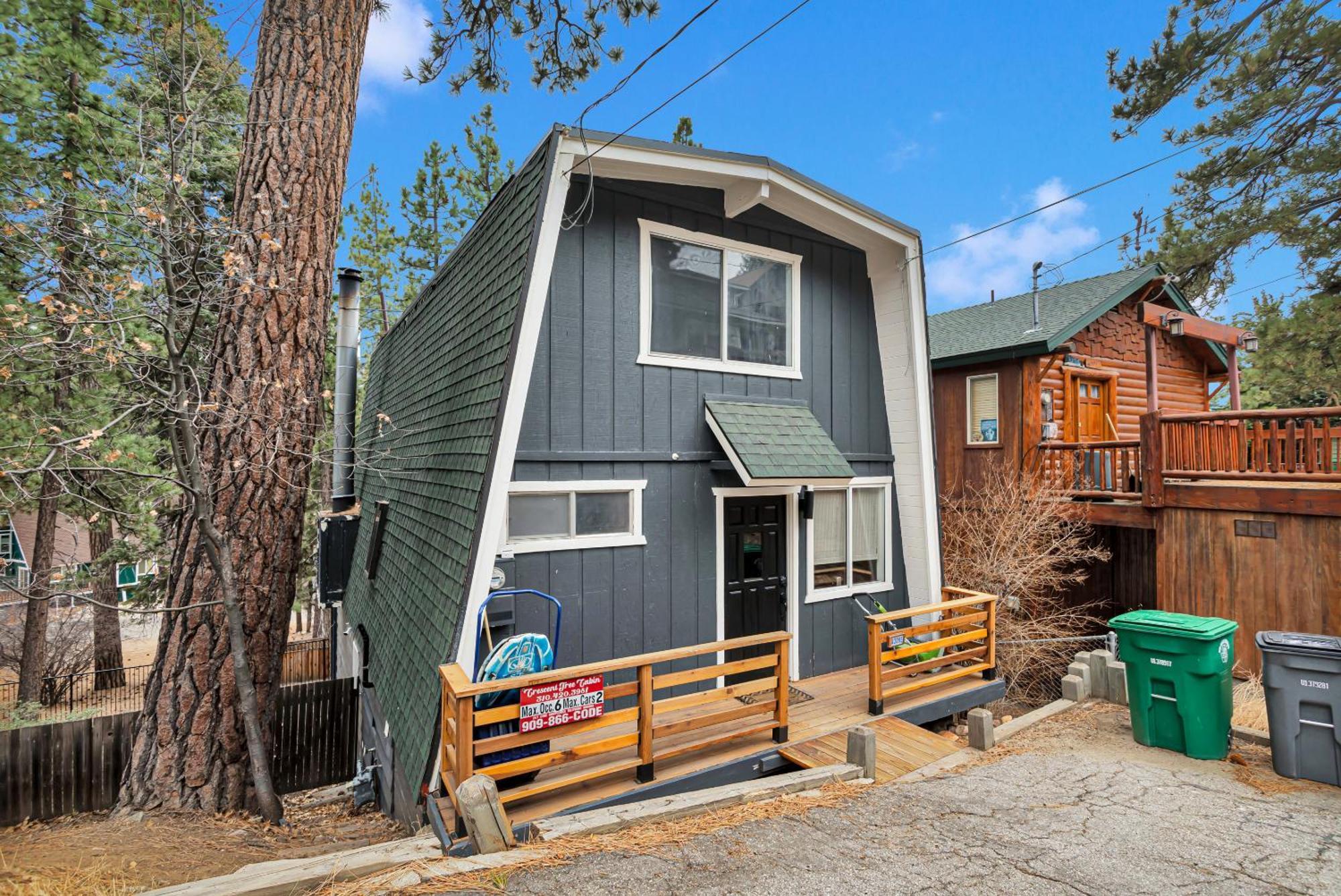 Cozy Crescent Tree Cabin Near Bear Mountain Big Bear Lake Exterior foto